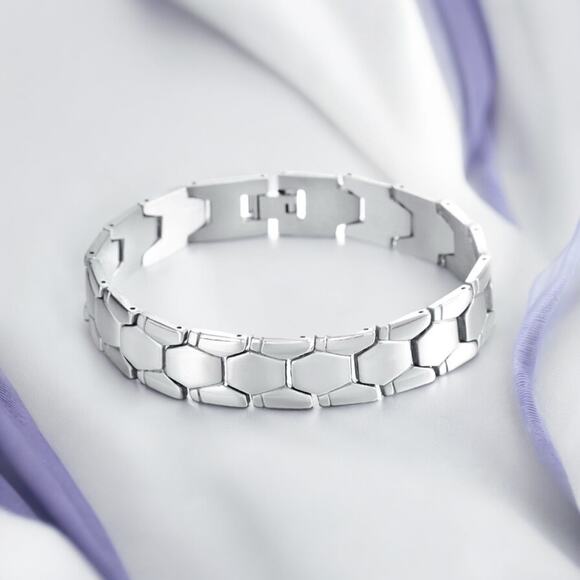 NEW stainless steel watch band style bracelet jewelry gift B24 - Picture 6 of 7